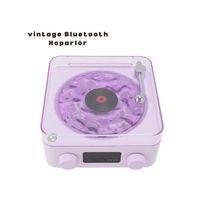 Retro Bluetooth Hoparlör Mor