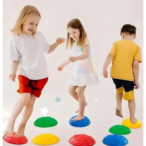 Çocuk Yarım Küre denge Ve Koordinasyon Adası 6 Lı Set
