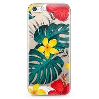 Apple iPhone 5s Kılıf Marmaris Çiçekleri Arka Kapak Koruma Desenli Full Koruyucu