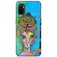 Lopard Huawei P40 Uyumlu Kılıf Sürreal Yüzler ♀ (39) Liquid Crystal Kılıf Baskılı