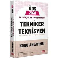 2024 ÜDS T.C Gençlik Ve Spor Bakanlığı Tekniker Teknisyen Konu Anlatımlı Data Yayınları