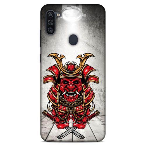 Lopard Samsung Galaxy M11 Uyumlu Kılıf Tattoo's (39) Liquid Crystal Kılıf Şeytan Dövmesi
