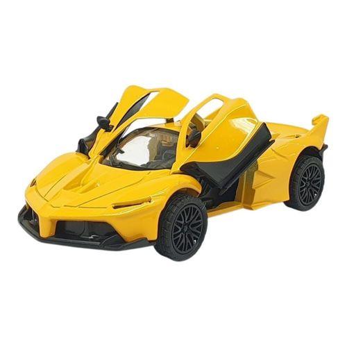Çek Bırak Metal Arabalar 13 cm - SR2212- Sarı