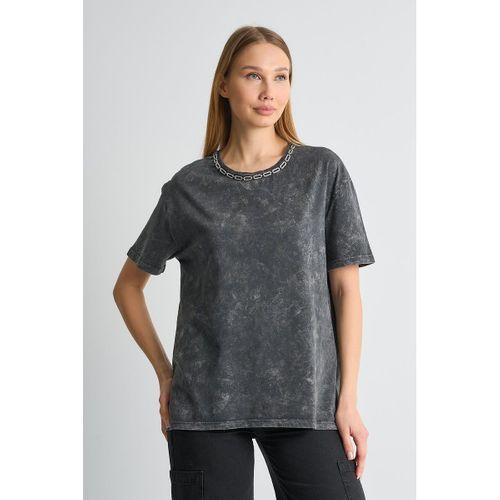 ALEXANDERGARDI Yakası Zincir Detaylı Basic T-shirt
