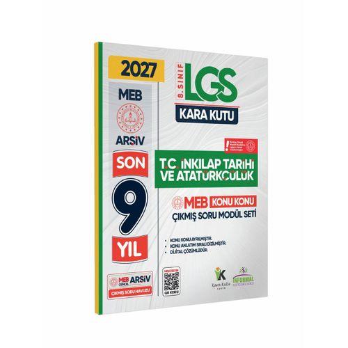 2027 LGS 8 Sınıf İNKILAP TARİHİ Karakutu MEB Çıkmış Soru Modülü Video/PDF Çözüm Konu Konu Son 9 Yıl