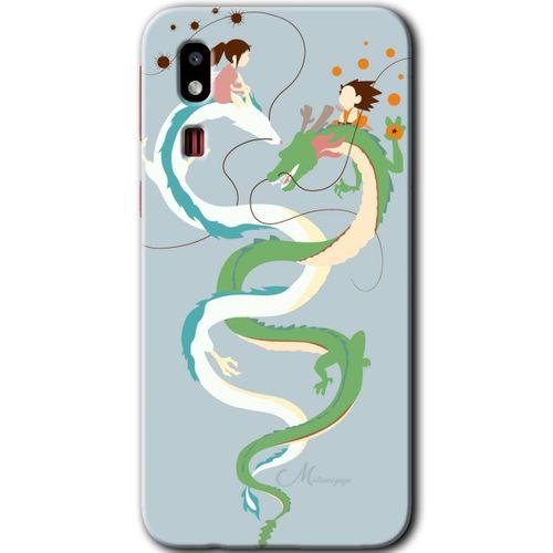 Potkal Hediye Fabrikası Samsung Galaxy A2 Core Kılıf HD Desen Baskılı Arka Kapak - Snake Friendship