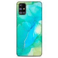 Samsung Galaxy M31s Uyumlu Kılıf Yeşil Delisi (3) Kapak Çay yeşil
