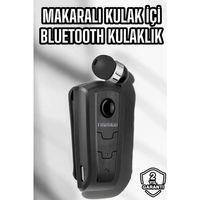 Makaralı Bluetooth Kulaklık Kulak İçi Android İos Uyumlu Titreşimli