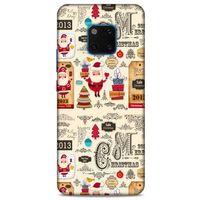 Retro (44) Desen Tough Armor Kılıf Renkli Huawei Mate 20 Pro Kılıf