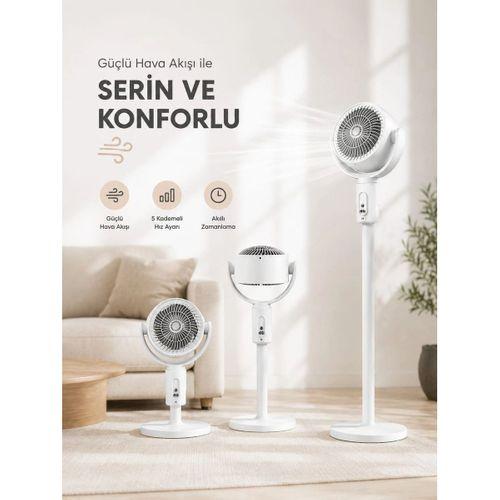 Sessiz Çalışma Özelliğiyle Rahat Kullanım Sunan Dikey Vantilatör