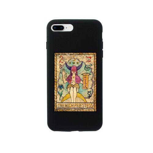 iPhone 7 Plus High Priestess Premium Siyah Lansman Silikonlu Kılıf
