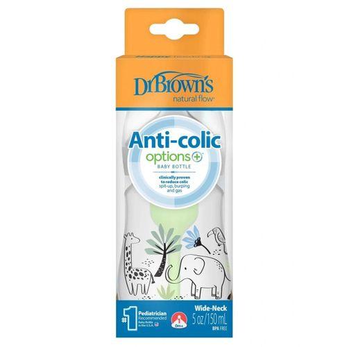 Dr.Browns Geniş Ağız PP Antikolik Options Biberon  150ml Erkek