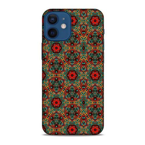Ethnic Culture (91) Apple iPhone 12 Mini Kılıf Silikon Kapak Desenli