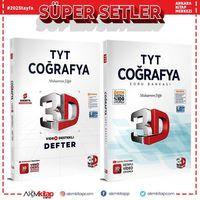 3D TYT Coğrafya Video Destekli Defter ve Soru Bankası Seti 2 Kitap