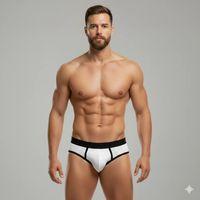 Erkek Beyaz File Slip İç Giyim