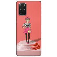 Samsung Galaxy S20 Plus Kılıf FunnyMaX (9) Kılıf Gül Kurusu Maymun