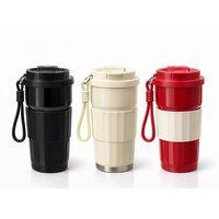 Paslanmaz Çelik Silokonlu Termos Bardak Alk4625