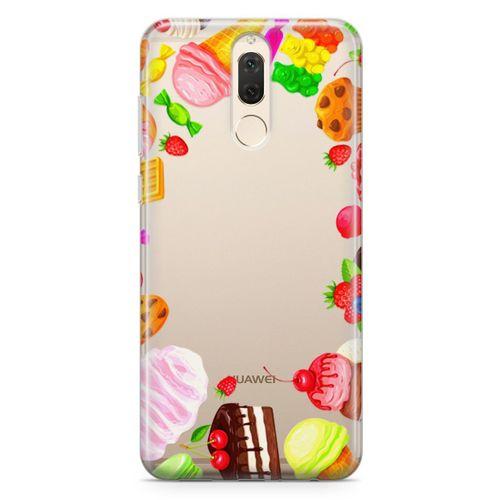 Huawei Mate 10 Lite Kılıf Dondurma Pasta Arka Kapak Koruma Desenli Full Koruyucu