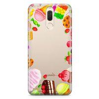 Huawei Mate 10 Lite Kılıf Dondurma Pasta Arka Kapak Koruma Desenli Full Koruyucu