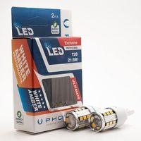 T20 21/5W Uyumlu 12V White Amber LED