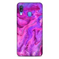 Samsung Galaxy A40 Uyumlu Kılıf Pembe Delisi (18) Telefon Kılıfları Fuşya