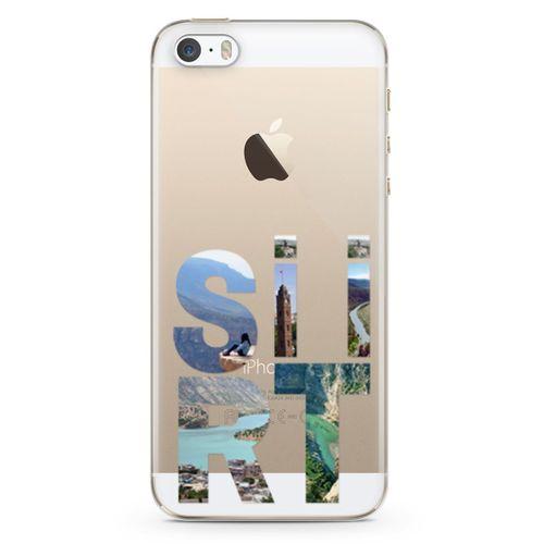 Apple iPhone 5s Kılıf Siirt Gezi Arka Kapak Koruma Desenli Full Koruyucu