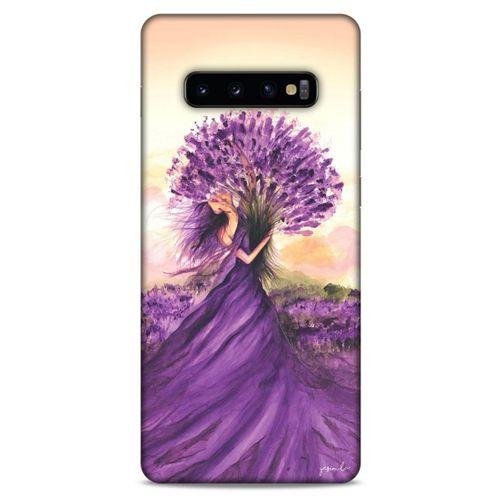 Y.Liva-2021 Özel Seri Lavanta Samsung Galaxy S10 Plus Kılıf Silikon Kapak