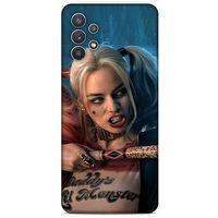 Samsung Galaxy A32 Uyumlu Kılıf Harley Quinn (13) Silikon Kap Mavi