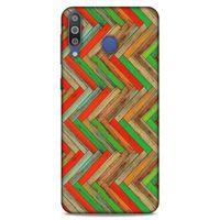 Lopard Samsung Galaxy M30 Uyumlu Kılıf Wood'X (34) Slim Armor Kılıf Desenli