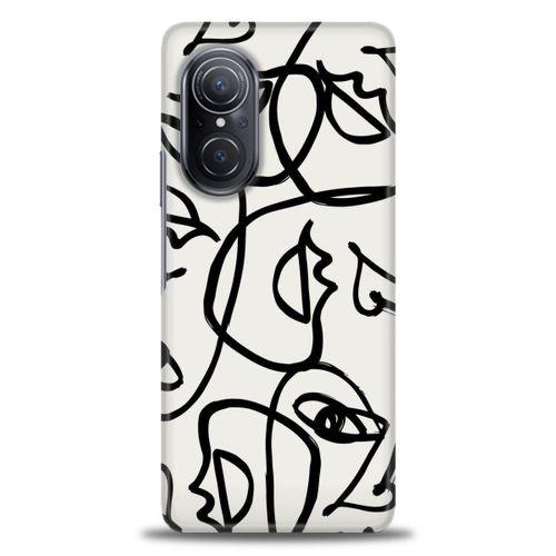 Huawei Nova 9 SE Kılıf HD Baskılı Kılıf - Suratlar + Tam Ekran Koruyucu