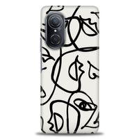 Huawei Nova 9 SE Kılıf HD Baskılı Kılıf - Suratlar + Tam Ekran Koruyucu