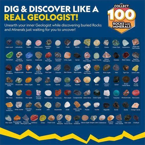 Dünyanın Kayaları ve Mineralleri Araştırma Seti 3D Puzzle G0801
