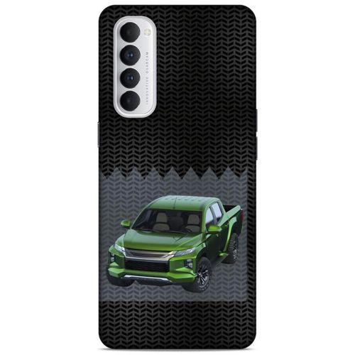 Lopard Oppo Reno 4 Pro Uyumlu Kılıf PickUpX (18) Telefon Kılıfları Fosforlu Yeşil