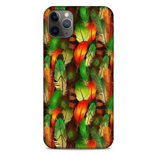 Apple Iphone 11 Pro Max Kılıf Desenli Özel Seri Tüyler (1) Kılıfı