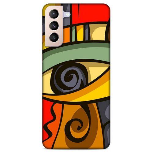 Lopard Samsung Galaxy S21 Plus Uyumlu Kılıf Soyut Sanat (7) Baskılı Telefon Kılıfı