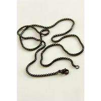 Kare Zincir Çelik Kolye 45 cm