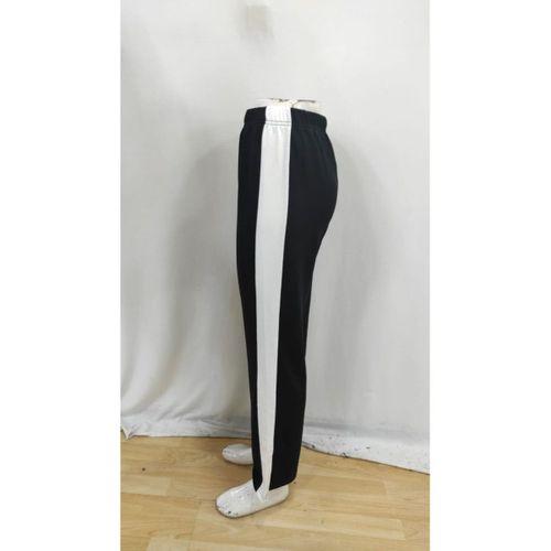 Kadın Yüksek Bel Yan şerit Detaylı Yırtmaçlı Viskon Iki Iplik Pantolon