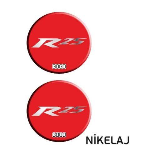 YAMAHA Yamaha R25 Uyumlu Koruma Takoz 3 (4X4) İkili Damla Etiket