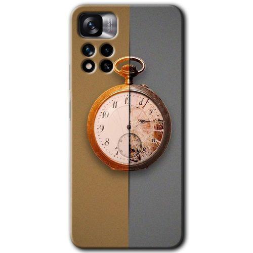Xiaomi Redmi Note 11 Pro Plus 5G HD Baskılı Kılıf + 9D Tam Ekran Koruyucu - Clocks Artwork
