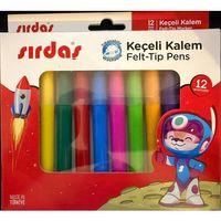 Sırdaş Keçeli Boya Kalemi 12'li 8012