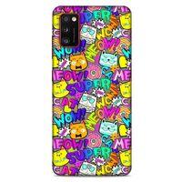Lopard Samsung Galaxy A41 Uyumlu Kılıf Graffitix (12) Koruyucu Silikon