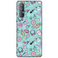 Pop Culture Turkuaz Samsung Galaxy M40 Kılıf