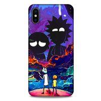 Apple iPhone XS Max Uyumlu Kılıf Rick And Morty (46) Core Armor Kılıf Decoy Ricks
