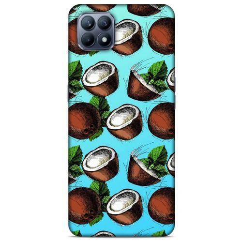 Frutix Hindistan Cevizi 02 Huawei P40 Lite Kılıf Desenli Silikon