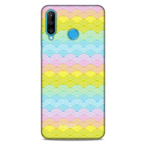 Huawei P30 Lite Kılıf Pastel Renkler (1) Kılıfı Karışık Renkli