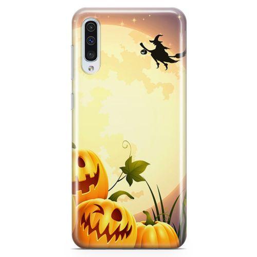 Samsung Galaxy A50 Kılıf Cadı Balkabakları Arka Kapak Koruma Desenli Full Koruyucu