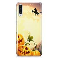 Samsung Galaxy A50 Kılıf Cadı Balkabakları Arka Kapak Koruma Desenli Full Koruyucu