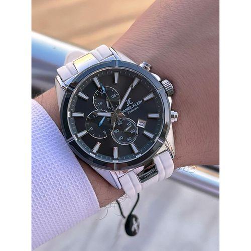 Daniel Klein Erkek Kol Saati 30 Metre Suya Dayanıklı Silikon Kordon + Bileklik Hediyeli VS.BLKT.0714