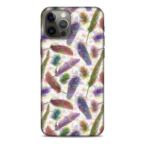 Apple iPhone 12 Pro Kılıf Desenli Özel Seri Tüyler (33) Hybrid Kılıf