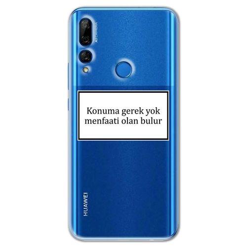 Huawei P Smart Z Kılıf HD Yazı Baskılı Silikon Arka Kapak - Yazı 6